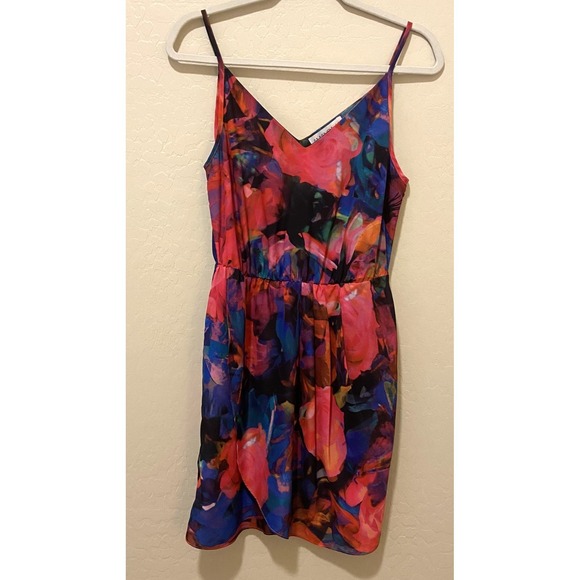 Amanda Uprichard Women's Strappy Summer Floral Wrap Dress Vacation Style SZ SM - Picture 3 of 14